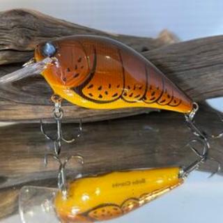 2.5 Square Bill - Chocolate Crawfish pattern