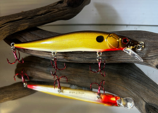 Jerkbait - Gold & Black pattern
