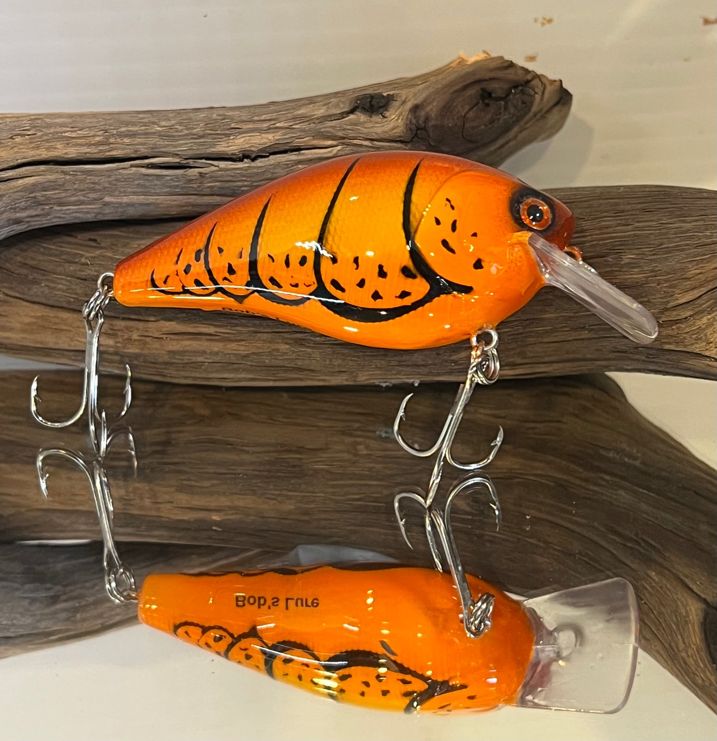 2.5 Square bill - Orange Craw pattern