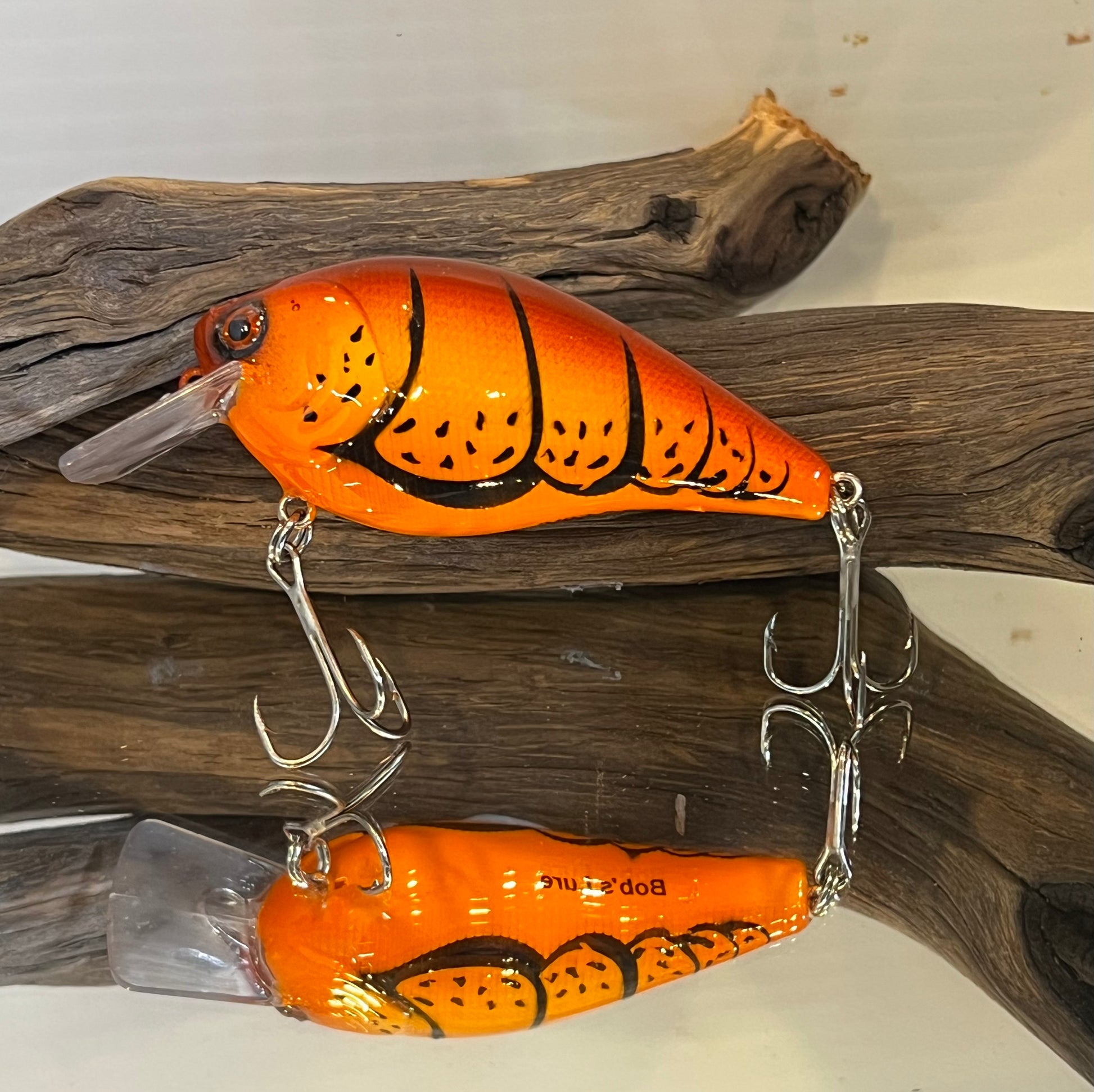 2.5 Square bill - Orange Craw pattern 2.5 Square bill - Orange Craw pattern