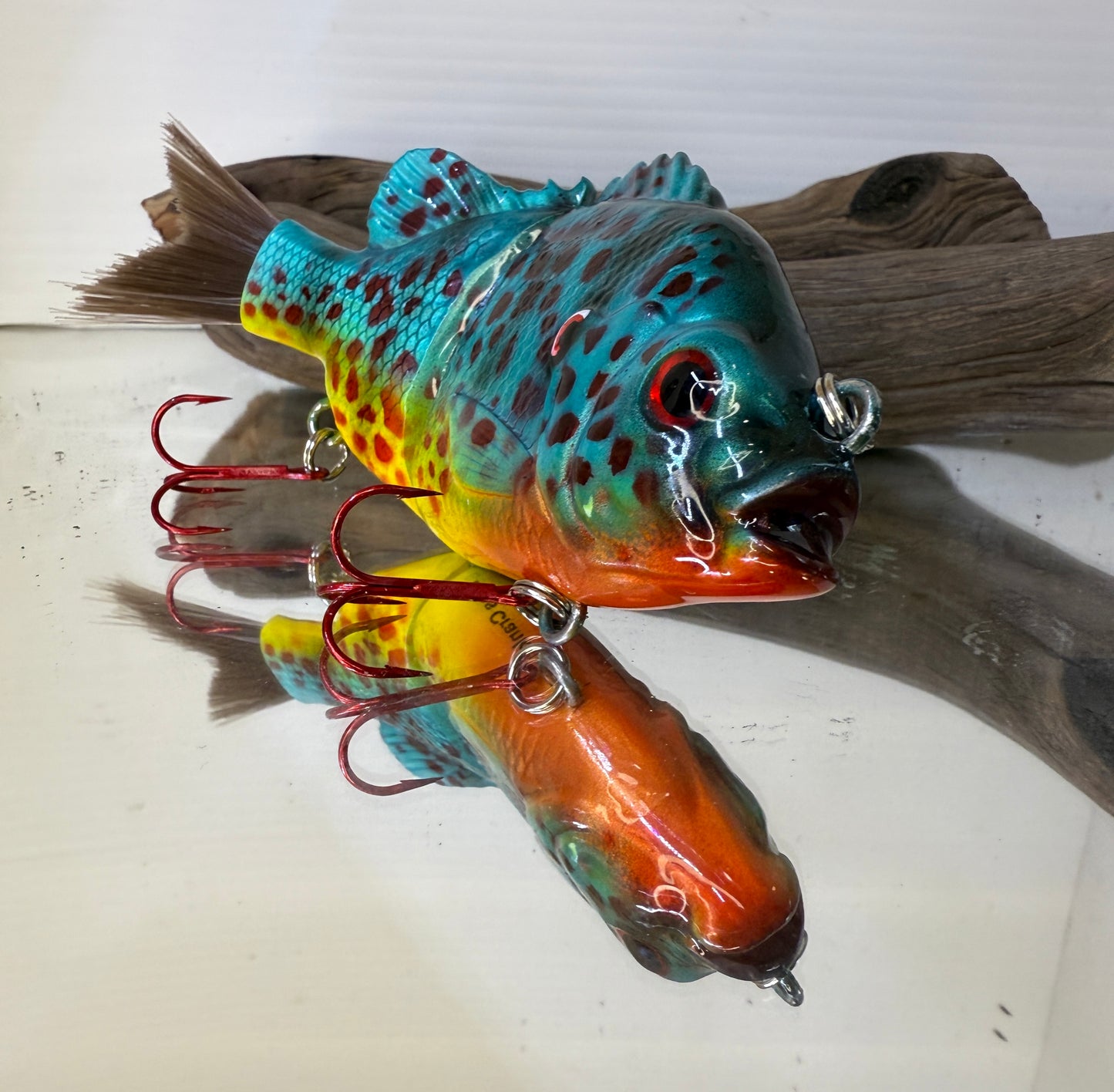 5" Brushtail Swim/Glide Bait in Bluegill pattern